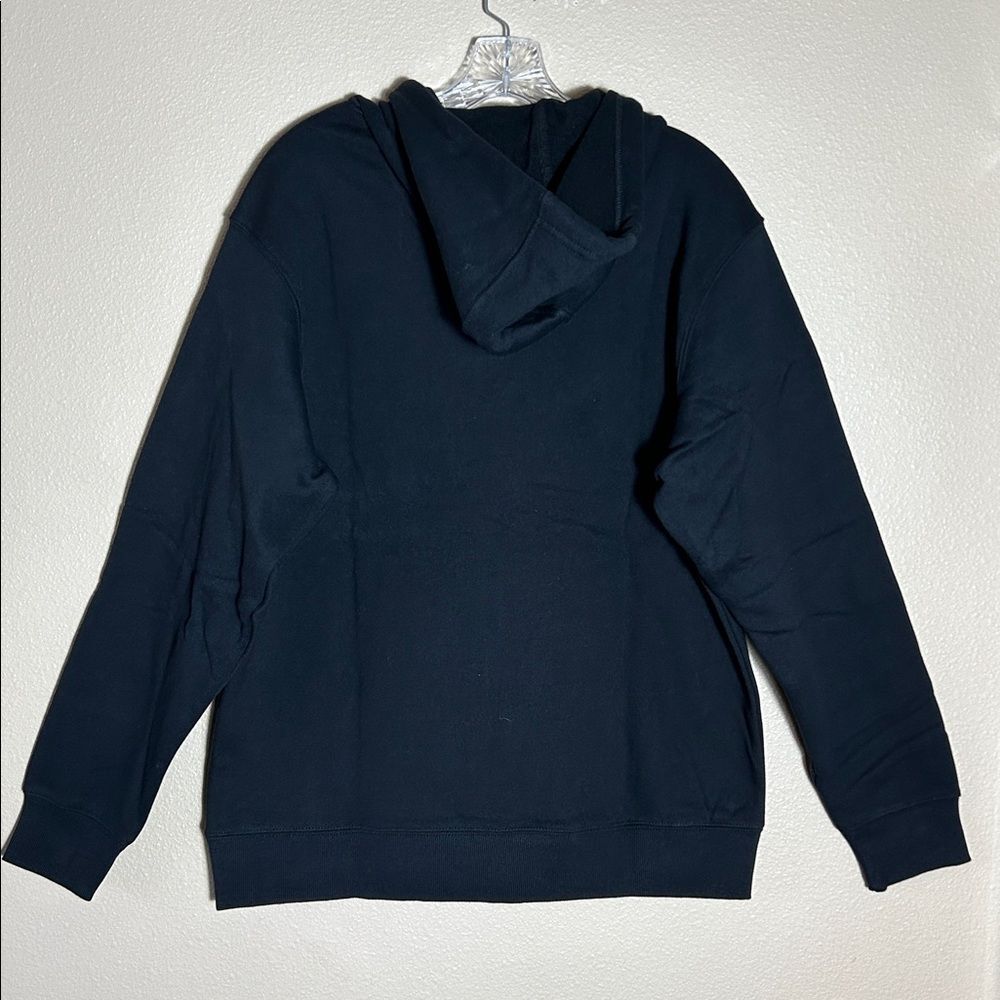 NEW John Deere Black Men's 1/4 Zip Hoodie - Picture 7 of 8